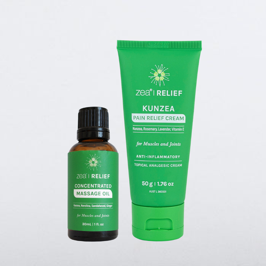 Concentrated Combo - Extra Strength Kunzea Cream and Massage Oil