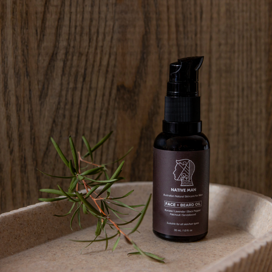 Native Man Face Trio